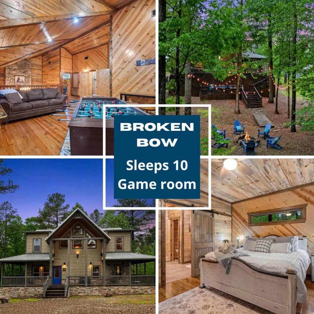 Broken Bow Beauty! King Suite, Hot Tub, Arcade, Wraparound Porch Exterior photo